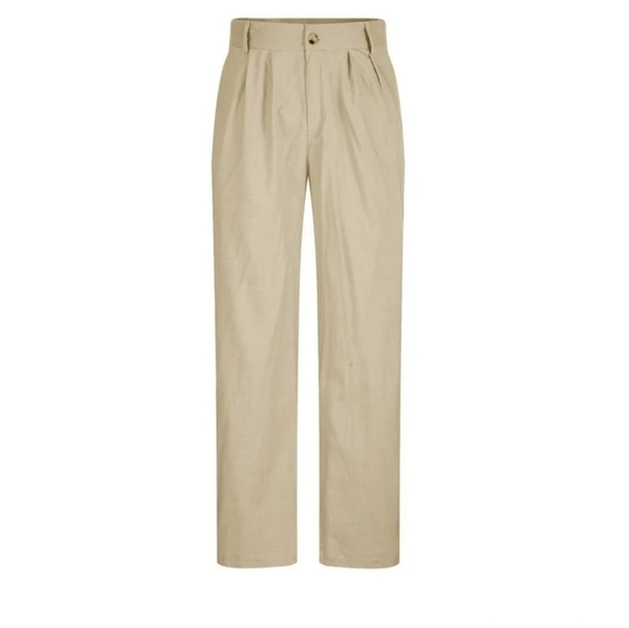 Eddie Bauer Mens Wrinkle Free Classic Fit Jeans pants Tan Khaki sz 38 - Picture 1 of 11